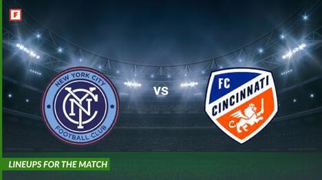 New York City ปะทะ Cincinnati: รายชื่อผู้เล่นสำหรับการแข่งขัน