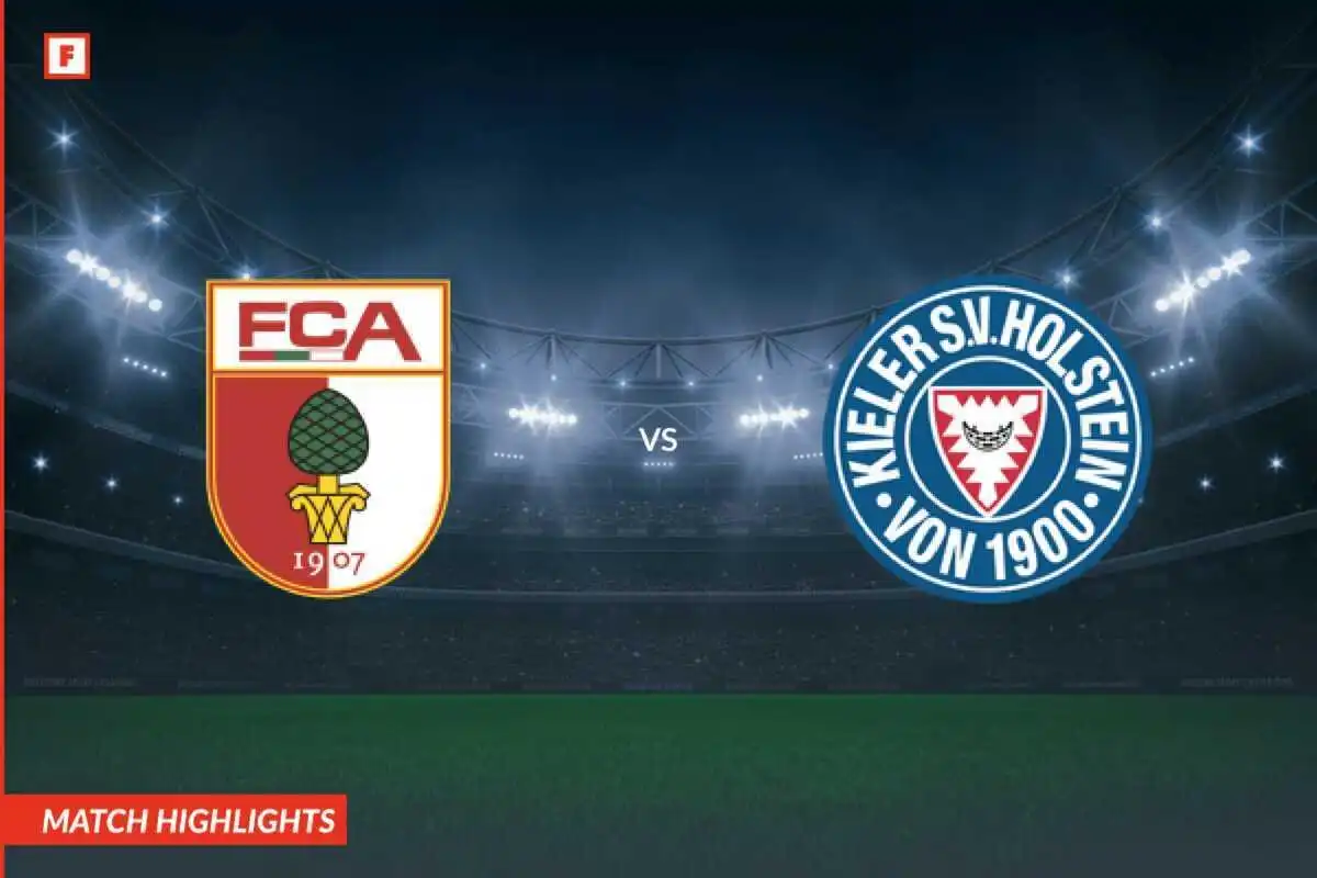 FC Augsburg - Holstein (Kiel) goles y momentos destacados