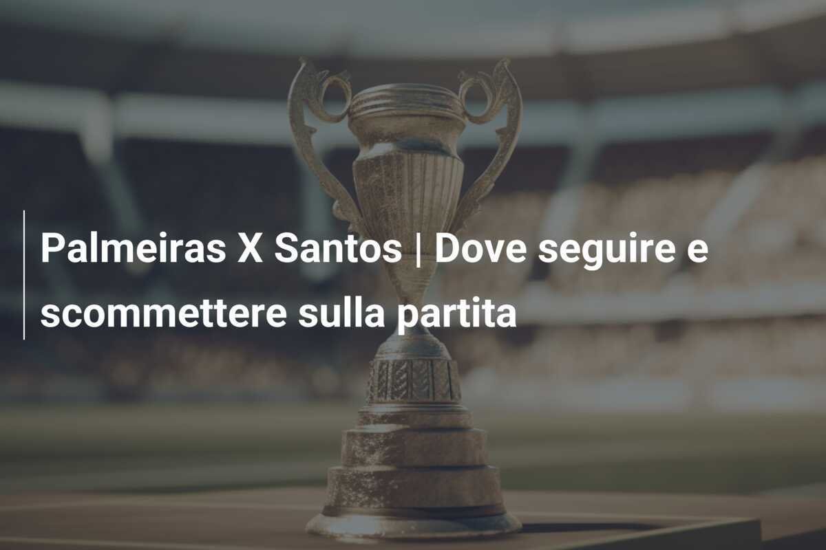 Palmeiras X Santos | Dove seguire e scommettere sulla partita