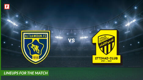 Al Taawoun vs Al Ittihad Jeddah: susunan pemain untuk pertandingan