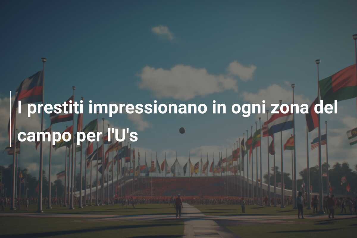 I prestiti impressionano in ogni zona del campo per l'U's