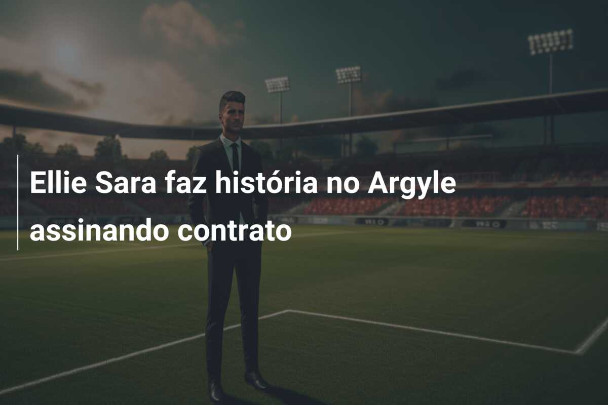 Ellie Sara faz história no Argyle assinando contrato