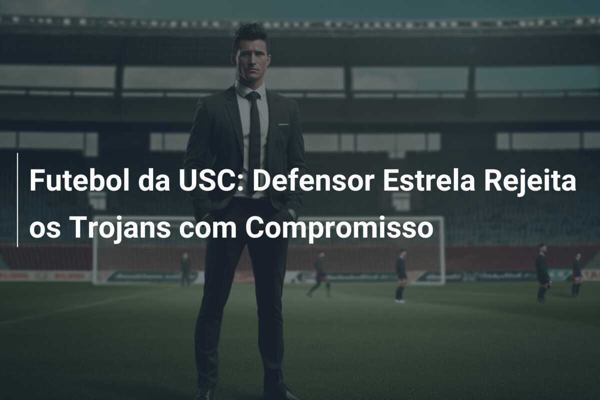 Futebol da USC: Defensor Estrela Rejeita os Trojans com Compromisso