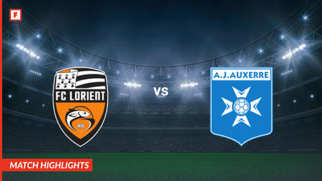 Lorient - Auxerre buts et temps forts