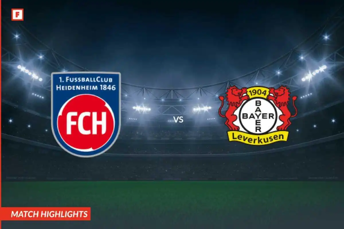 Heidenheim - Bayer 04 mål og høydepunkter