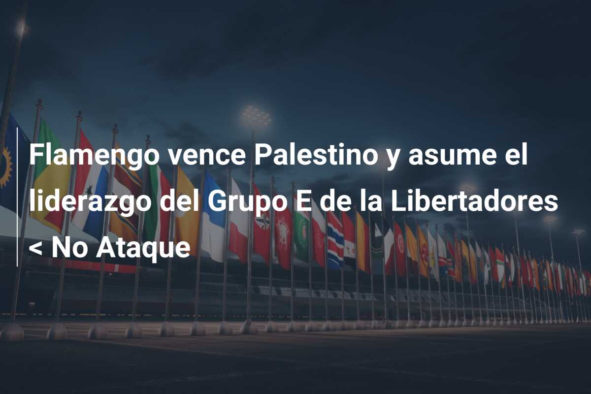 Flamengo vence Palestino y asume el liderazgo del Grupo E de la Libertadores < No Ataque
