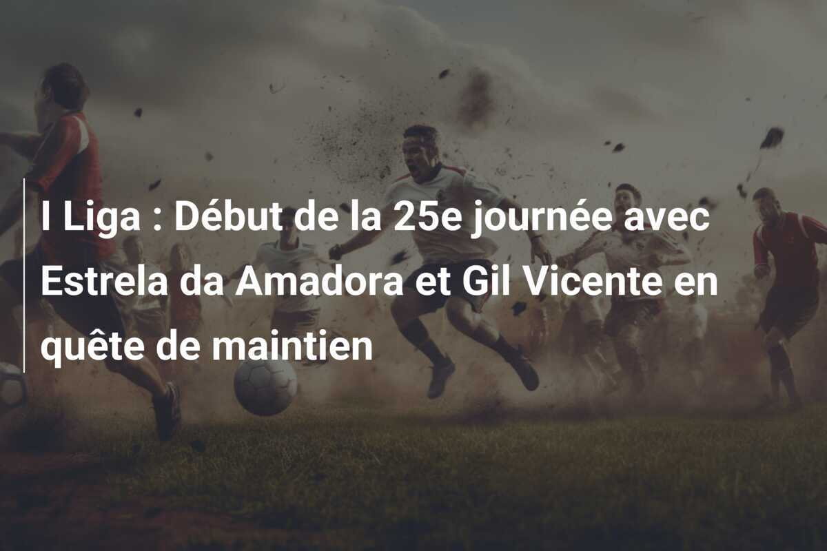 I Liga : Début de la 25e journée avec Estrela da Amadora et Gil Vicente en quête de maintien