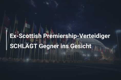 Ex-Scottish Premiership-Verteidiger SCHLÄGT Gegner ins Gesicht