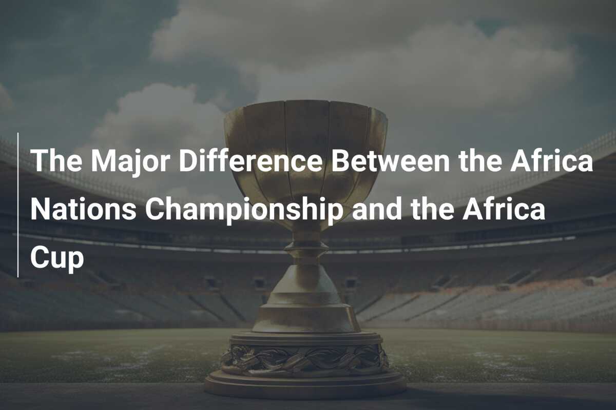 The Major Difference Between the Africa Nations Championship and the