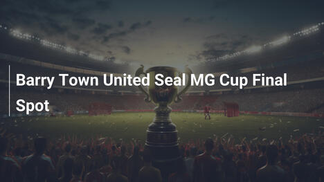 Barry Town United Seal MG Cup Final Spot
