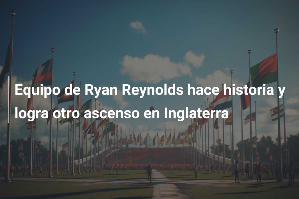 Equipo de Ryan Reynolds hace historia y logra otro ascenso en Inglaterra
