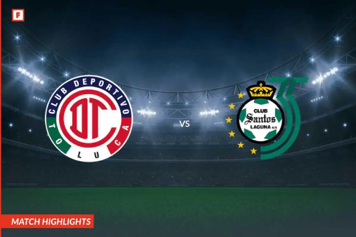 Deportivo Toluca - Santos Laguna gol dan sorotan