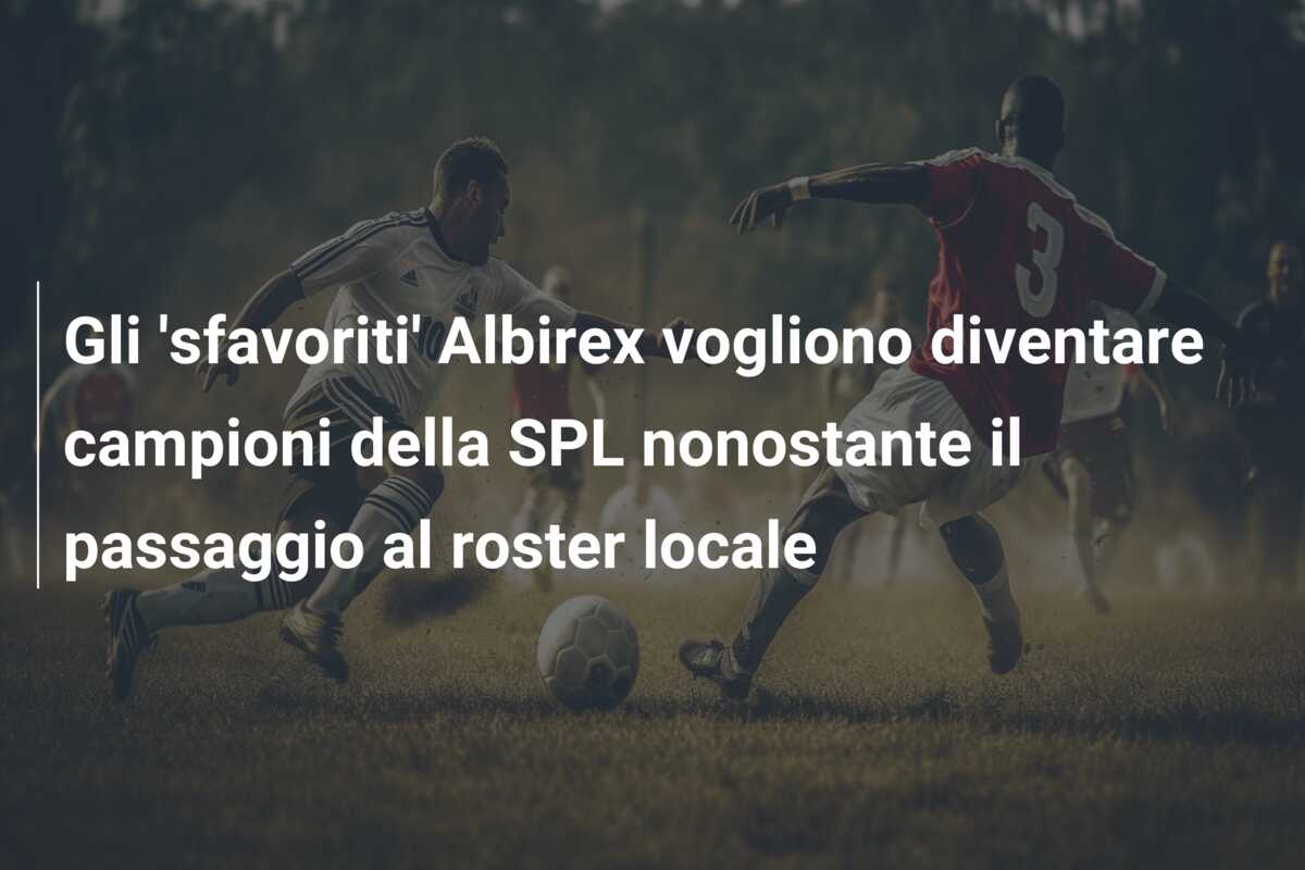 Gli ‘sfavoriti’ Albirex vogliono diventare campioni della SPL nonostante il passaggio al roster locale