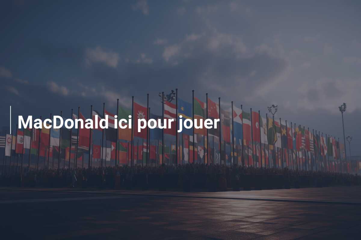 MacDonald ici pour jouer