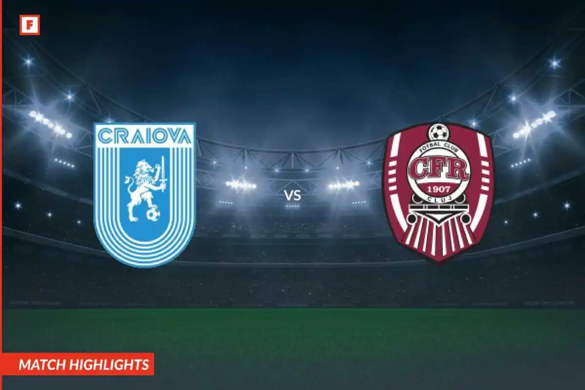 CS Universitatea Craiova - CFR Cluj buts et temps forts