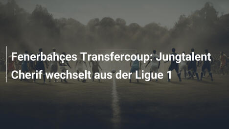 Fenerbahçes Transfercoup: Jungtalent Cherif wechselt aus der Ligue 1