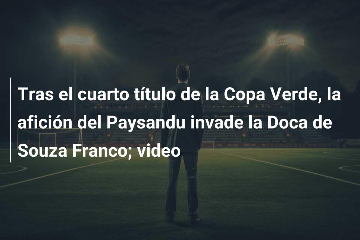 Tras el cuarto título de la Copa Verde, la afición del Paysandu invade la Doca de Souza Franco; video