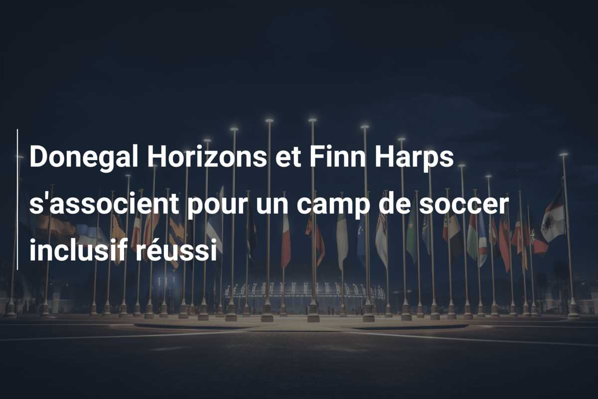 Donegal Horizons et Finn Harps s’associent pour un camp de soccer inclusif réussi