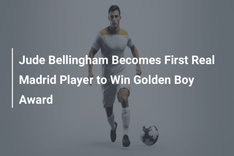 Jude Bellingham Becomes First Real Madrid Player To Win 'Golden