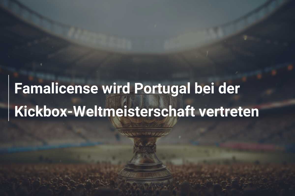 Famalicense wird Portugal bei der Kickbox-Weltmeisterschaft vertreten
