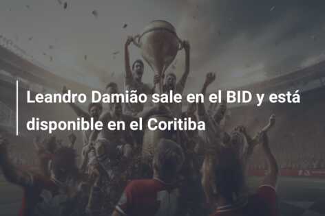 Leandro Damião sale en el BID y está disponible en el Coritiba