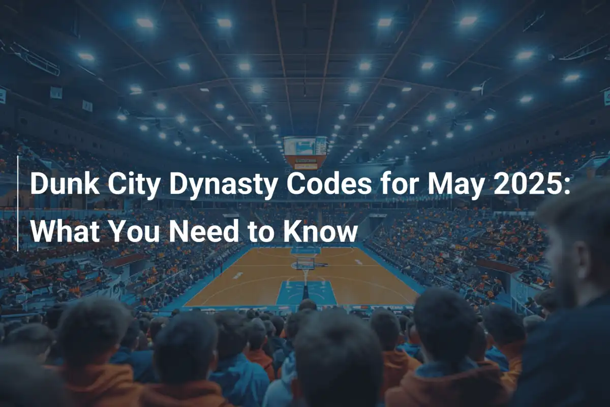 Códigos Dunk City Dynasty para mayo 2025: Lo que debes saber ...