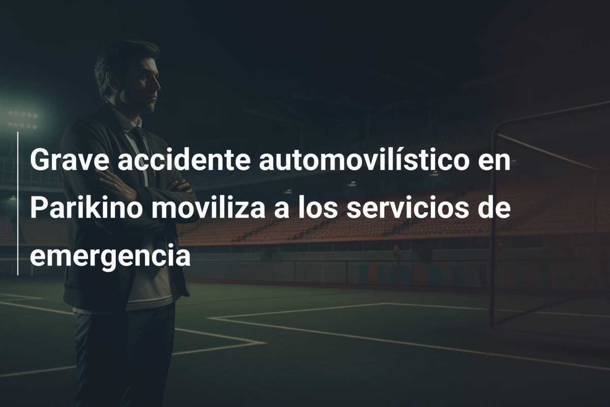 Grave accidente automovilístico en Parikino moviliza a los servicios de emergencia