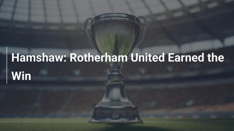 Hamshaw: Rotherham United Merita la Vittoria