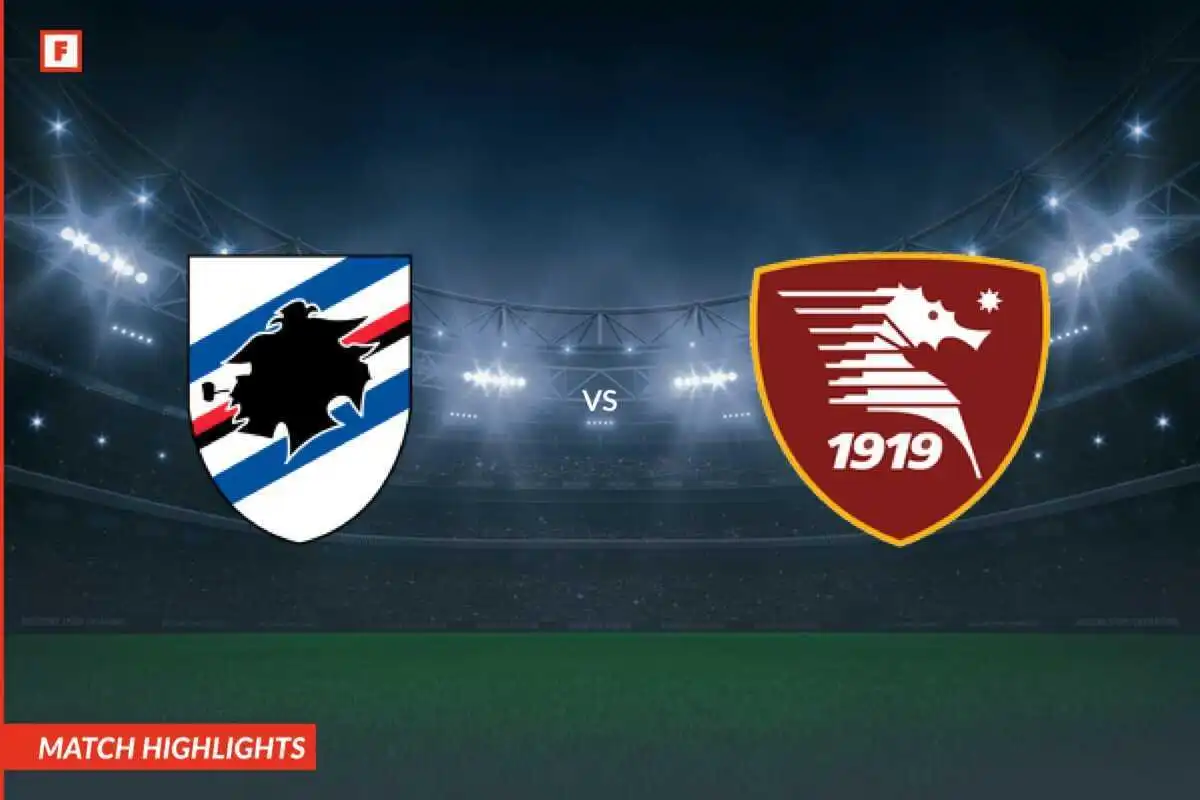 Sampdoria - Salernitana 1919 gol e momenti salienti