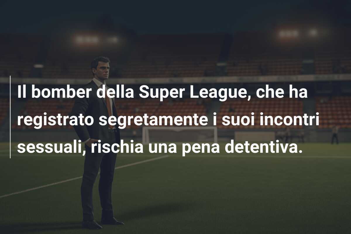 Il bomber della Super League, che ha registrato segretamente i suoi incontri sessuali, rischia una pena detentiva.