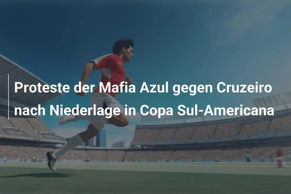 Proteste der Mafia Azul gegen Cruzeiro nach Niederlage in Copa Sul-Americana