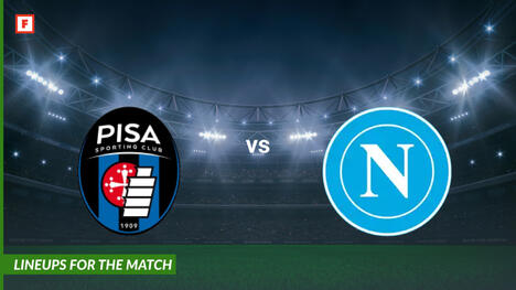 Pisa 1909 vs Napoli: lineups for the match