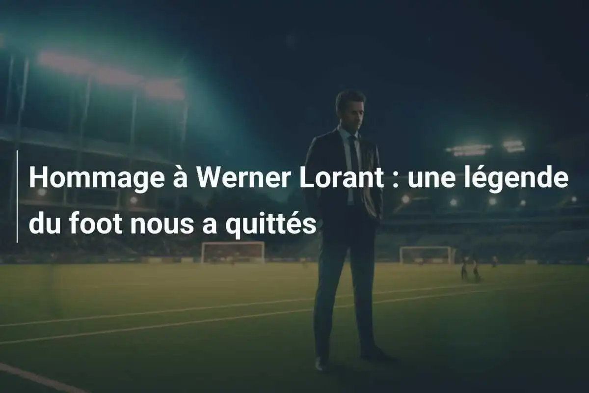 Hommage à Werner Lorant : une légende du foot nous a quittés