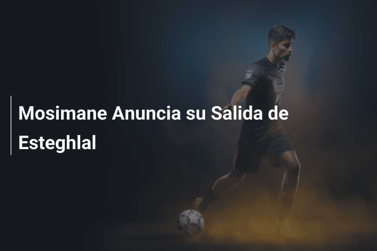 Mosimane Anuncia su Salida de Esteghlal