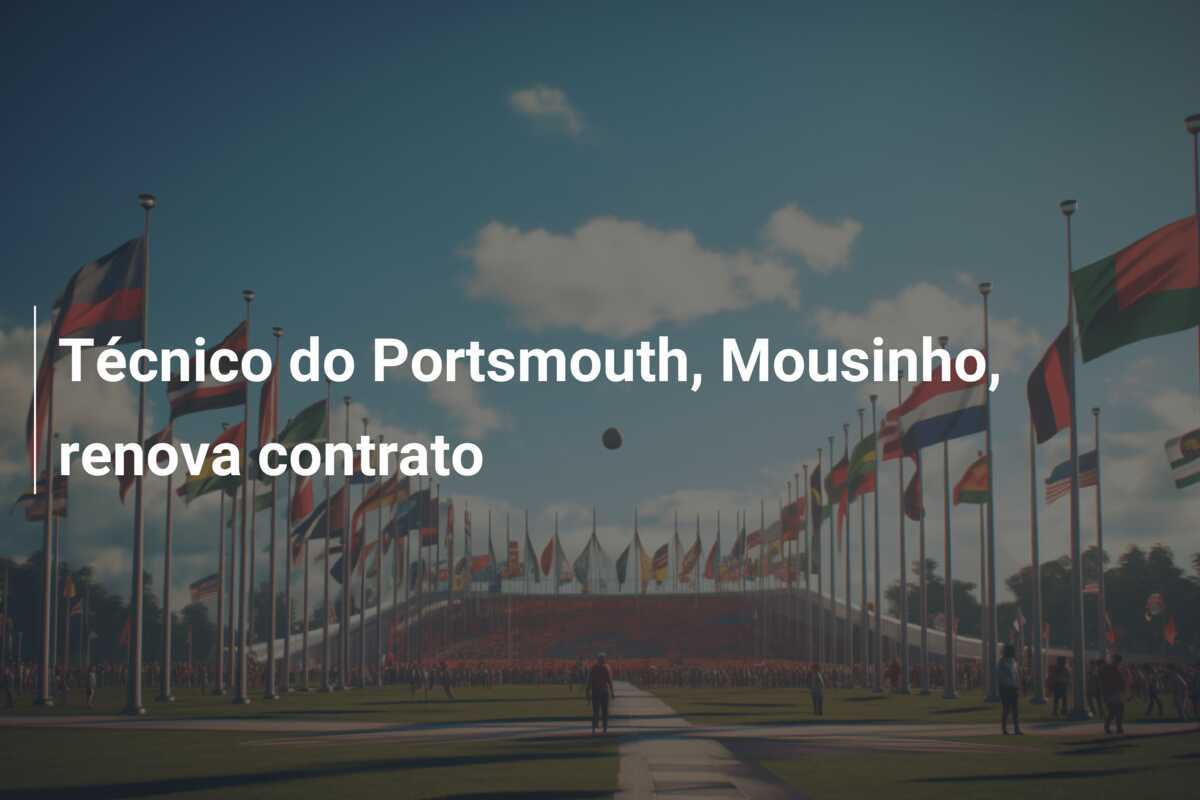 Técnico do Portsmouth, Mousinho, renova contrato