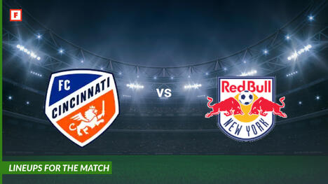 Cincinnati ปะทะ New York Red Bulls: รายชื่อผู้เล่นสำหรับการแข่งขัน