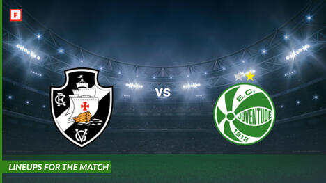 Club de Regatas Vasco da Gama contre Esporte Clube Juventude : compositions pour le match