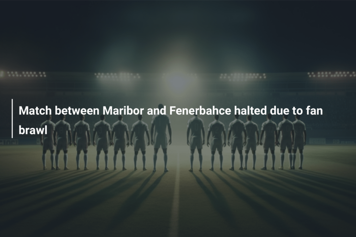 Match between Maribor and Fenerbahce halted due to fan brawl