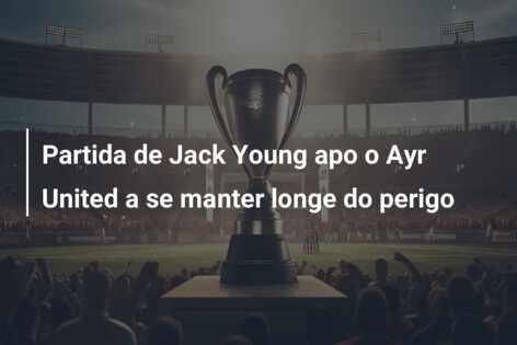 Partida de Jack Young apo o Ayr United a se manter longe do perigo