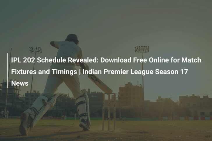 Indian Premier League Official Website