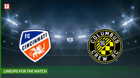 Cincinnati ปะทะ Columbus Crew: รายชื่อผู้เล่นสำหรับการแข่งขัน