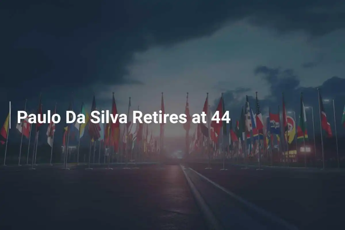 Paulo Da Silva tritt im Alter von 44 Jahren zurück