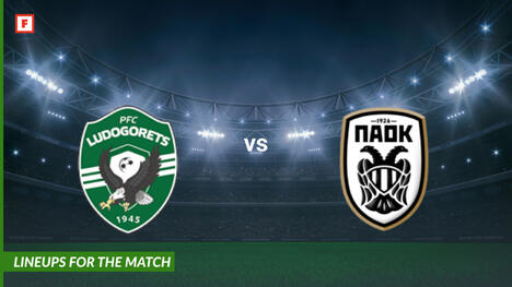 Ludogorets 1945 vs P.A.O.K.: alineaciones para el partido