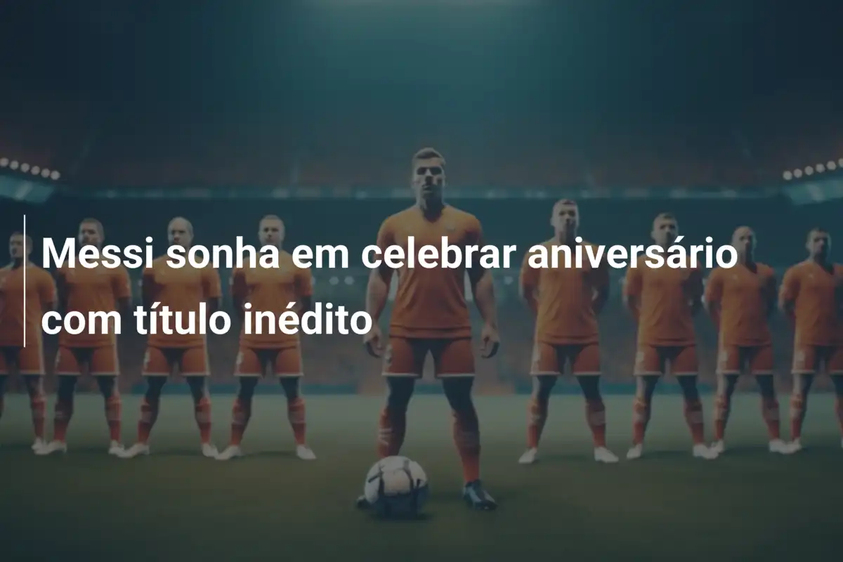 Messi sonha em celebrar aniversário com título inédito