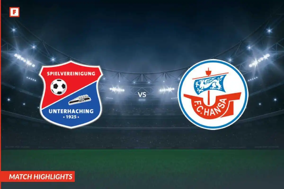 FC Unterhaching - Hansa Rostock goles y momentos destacados