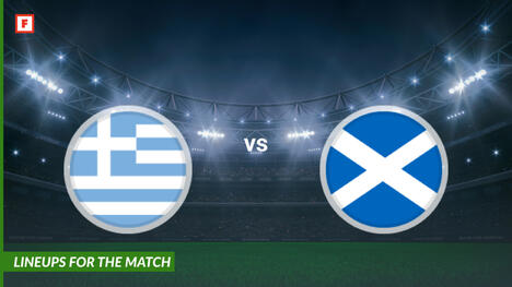 Greece vs Scotland: lineups for the match