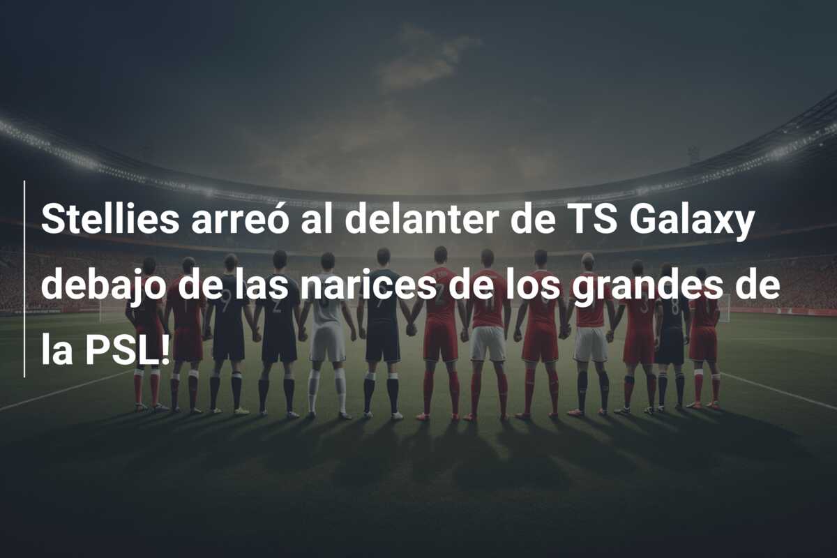 Stellies arreó al delanter de TS Galaxy debajo de las narices de los grandes  de la PSL!