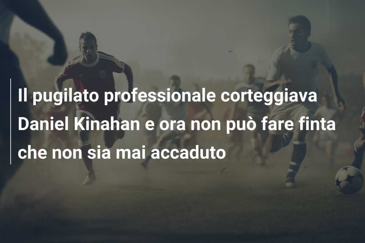 Il pugilato professionale corteggiava Daniel Kinahan e ora non può fare finta che non sia mai accaduto