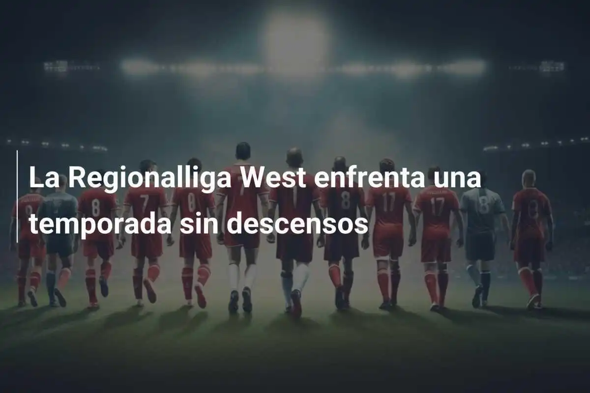 La Regionalliga West enfrenta una temporada sin descensos