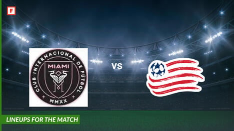 Inter Miami vs New England Revolution: lineups for the match